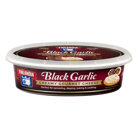 finlandia black garlic creamy gourmet cheese